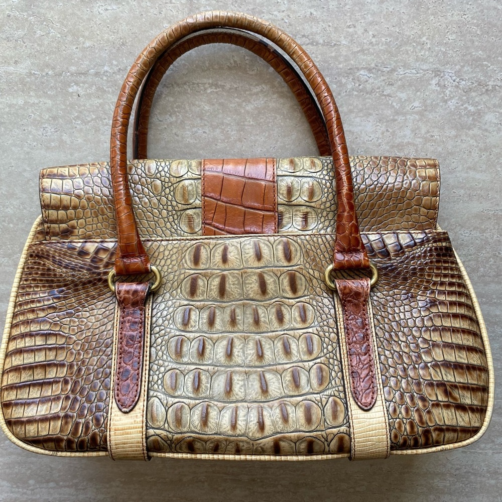 Brahmin Torey Tri Color Handbag - Picture 2 of 14